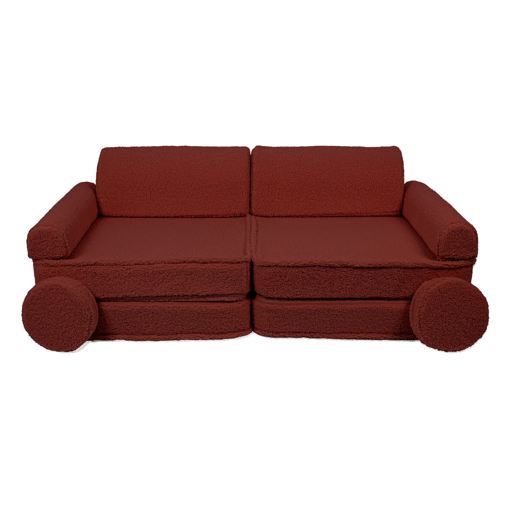 Large modular sofa bed - Bearly premium class, brown