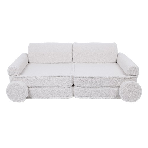 Large Modular Sofa Bed - Premium-Class Bearly White