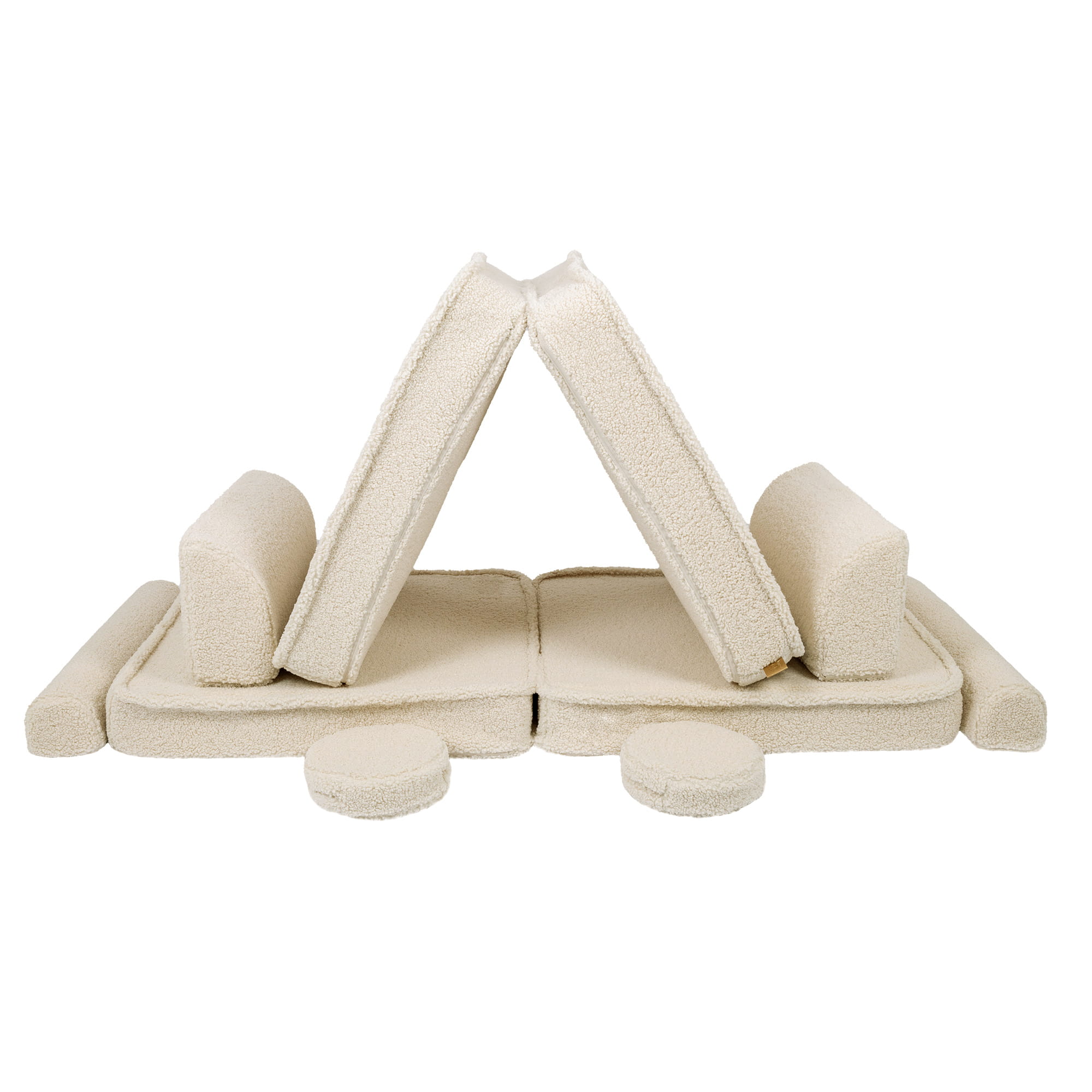 Large modular sofa bed - Bearly Premium, cream - Image 2