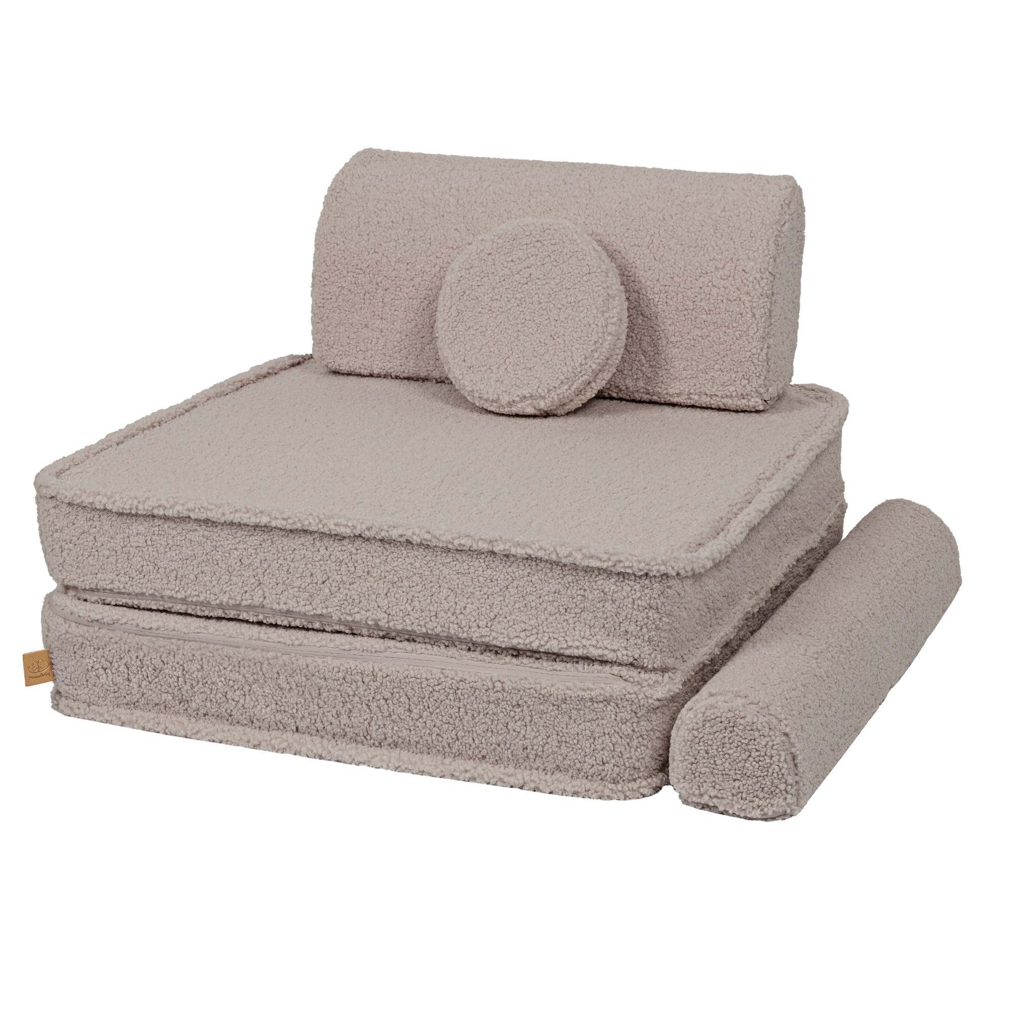 Large modular sofa bed - Bearly premium class, light gray - Image 2