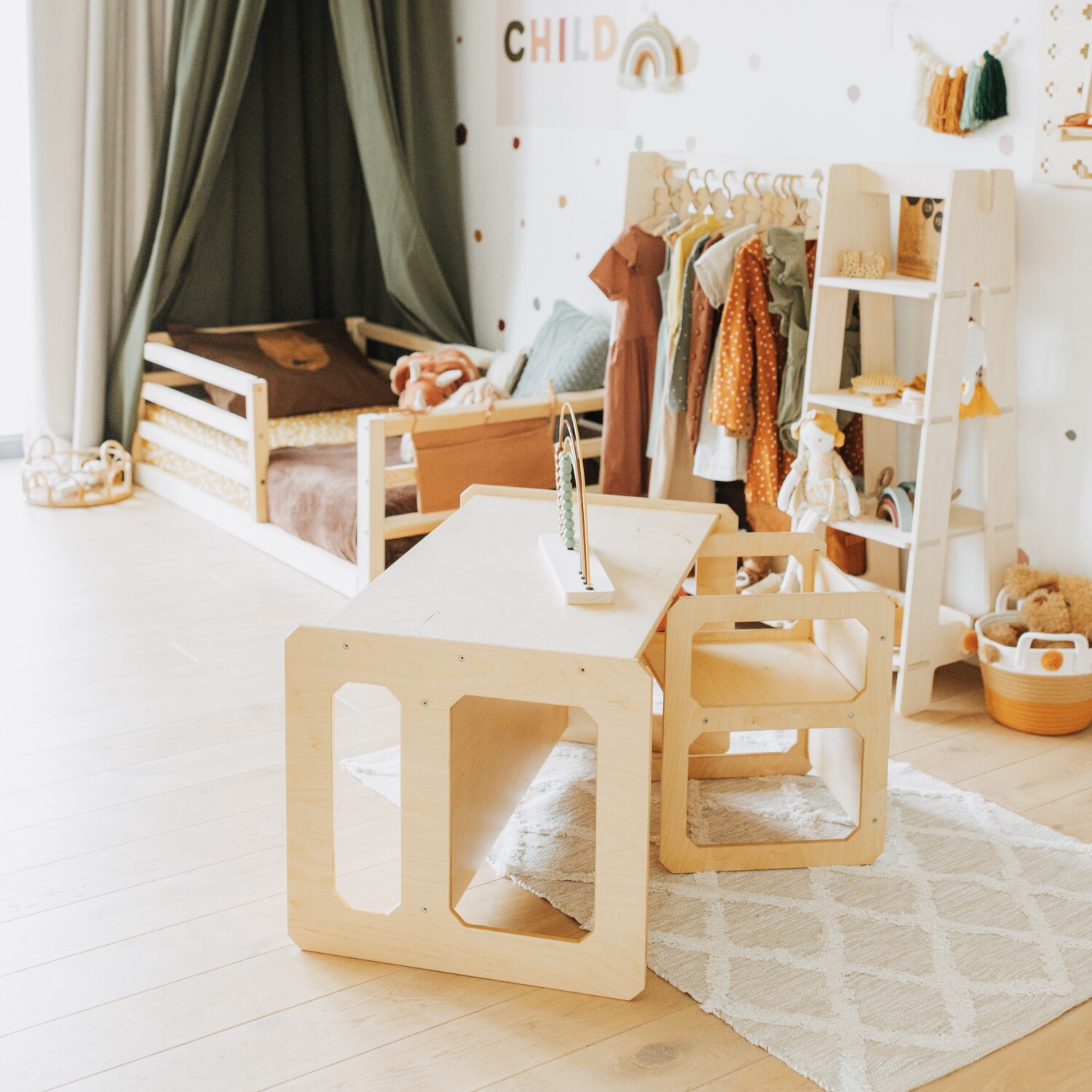 Montessori Weaning laud ja tool komplekt - 1 tooliga - Pilt 18