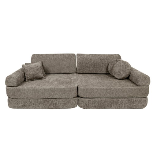 Large Modular Sofa - Premium-Grade Bouclé, Tan-Beige