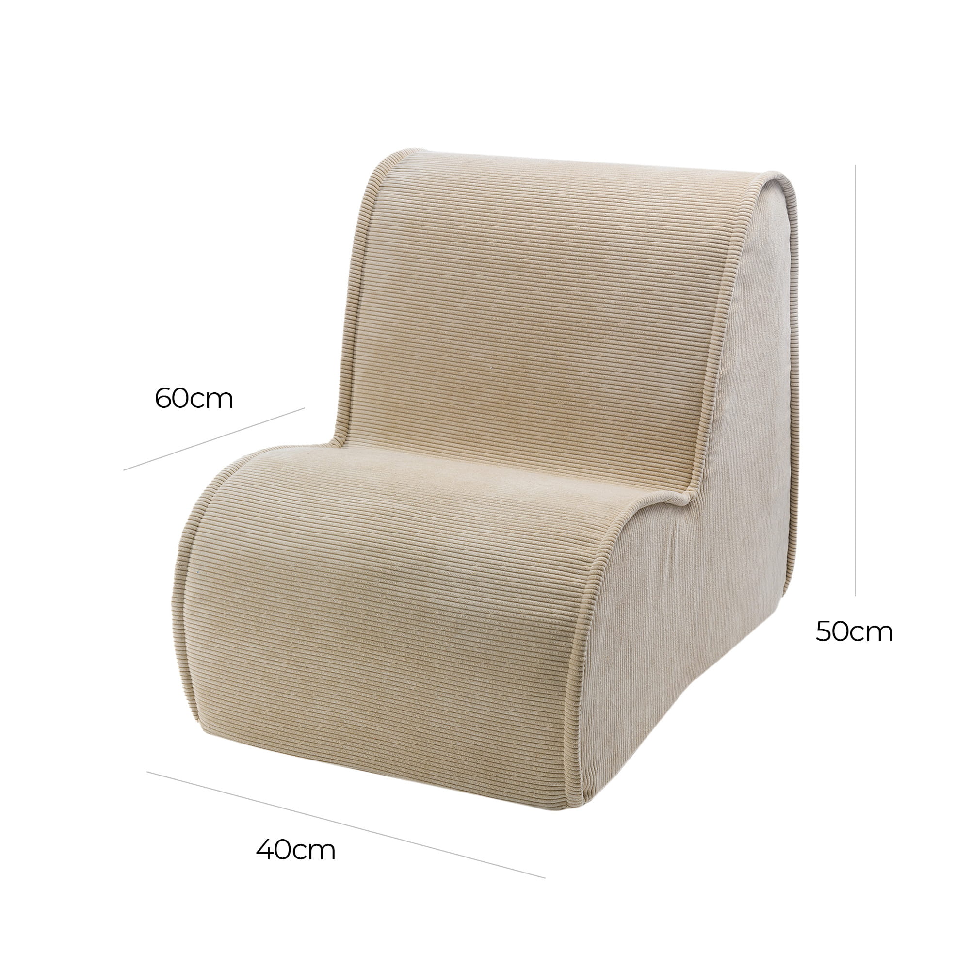 MeowBaby® tool lastele, sooniline samet - liiv - Pilt 2