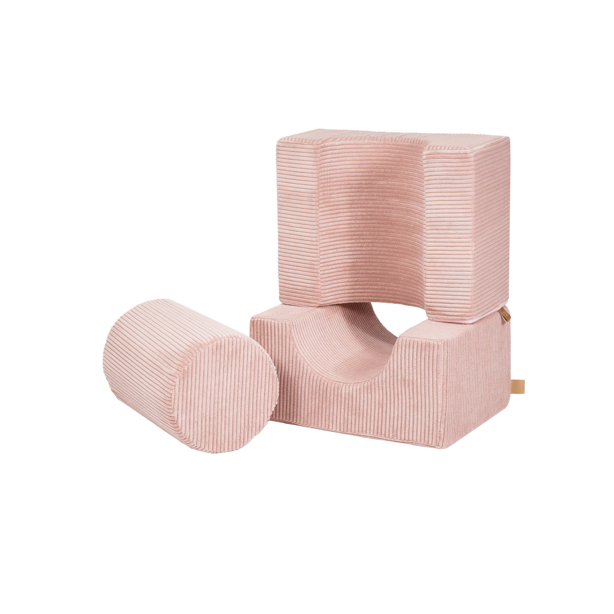 Aesthetic kujundite komplekt 3 osaga - puudriroosa