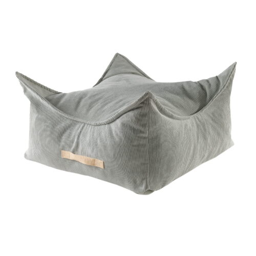 MeowBaby® ruudukujuline velvetist lastetumba - hall
