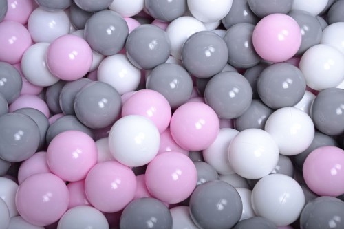 Ball Sea Balls, 200 pcs - gray/pastel pink/white