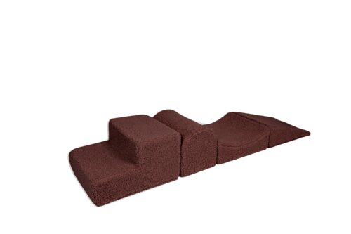 4-Piece Set of Bearly Velvet Designs - Brown
