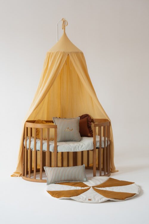 Cotton canopy - butter yellow