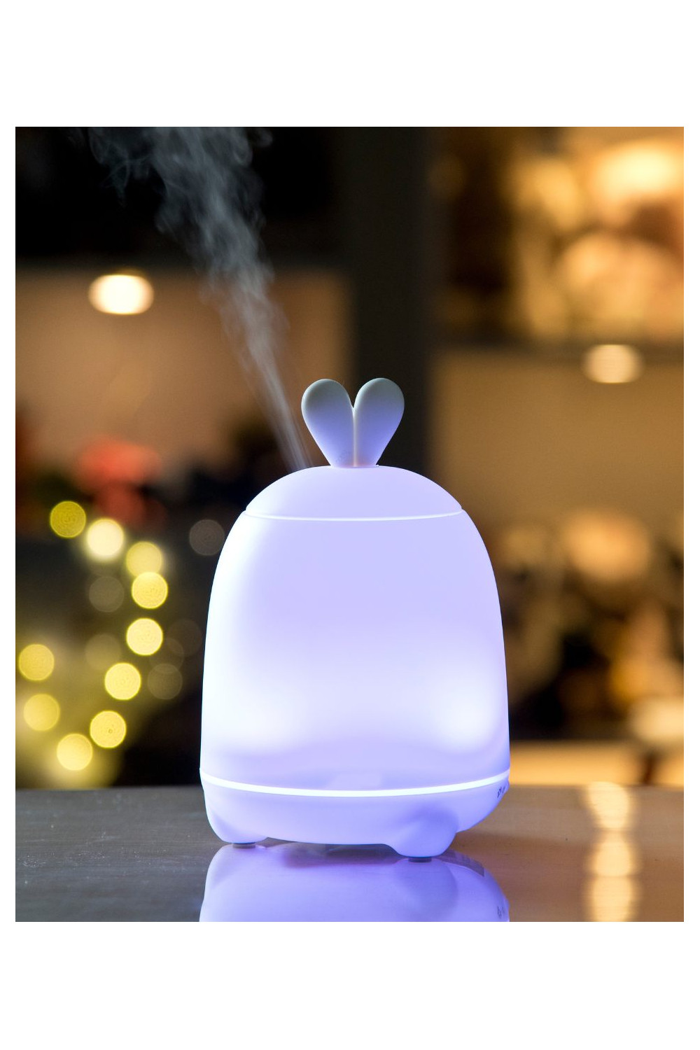 Jänesekujuline difuuserlamp - valge - Pilt 5