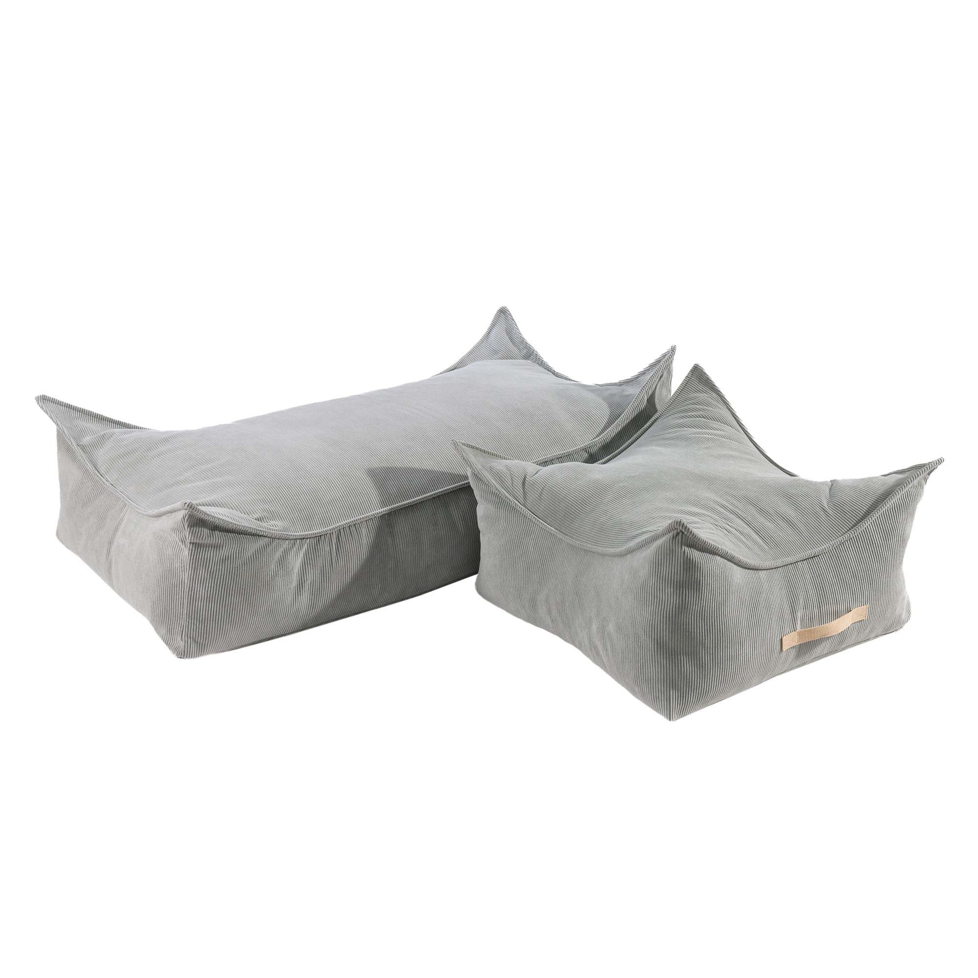 MeowBaby® ristkülikukujuline velvetist lastetumba - hall - Pilt 3