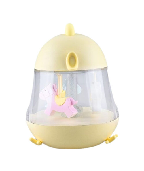 Karusselli ja muusikaga lamp - kollane