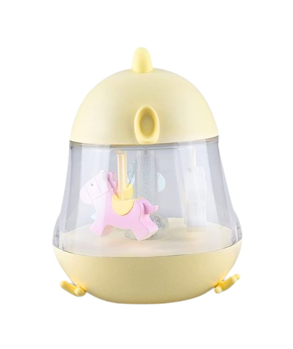 Karusselli ja muusikaga lamp - kollane