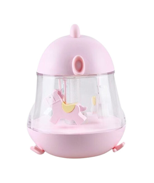 Karusselli ja muusikaga lamp - roosa