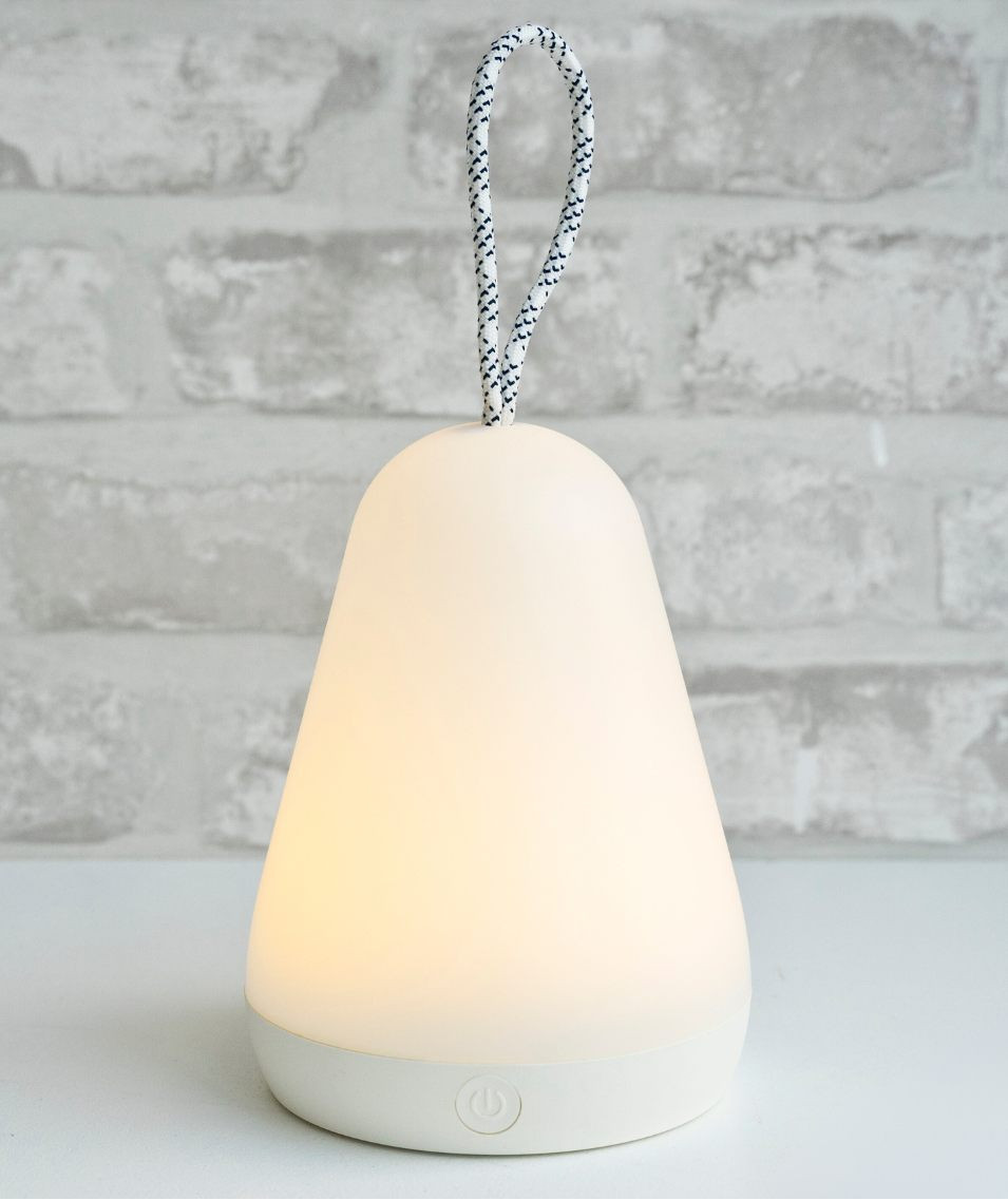 Latern-lamp puldiga - valge - Pilt 2