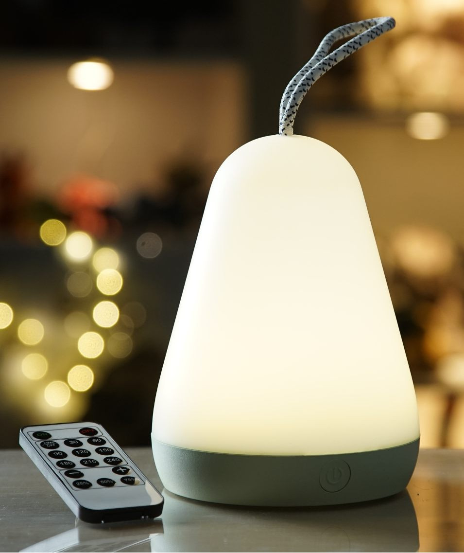 Latern-lamp puldiga - valge - Pilt 3