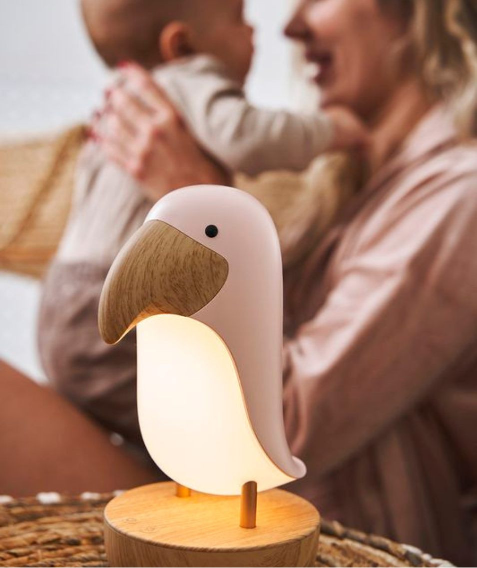 Kõlariga lamp - roosa lind - Pilt 2