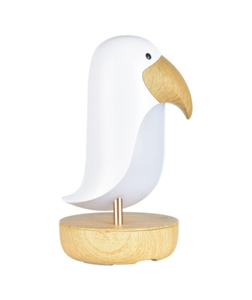 Kõlariga lamp - valge lind