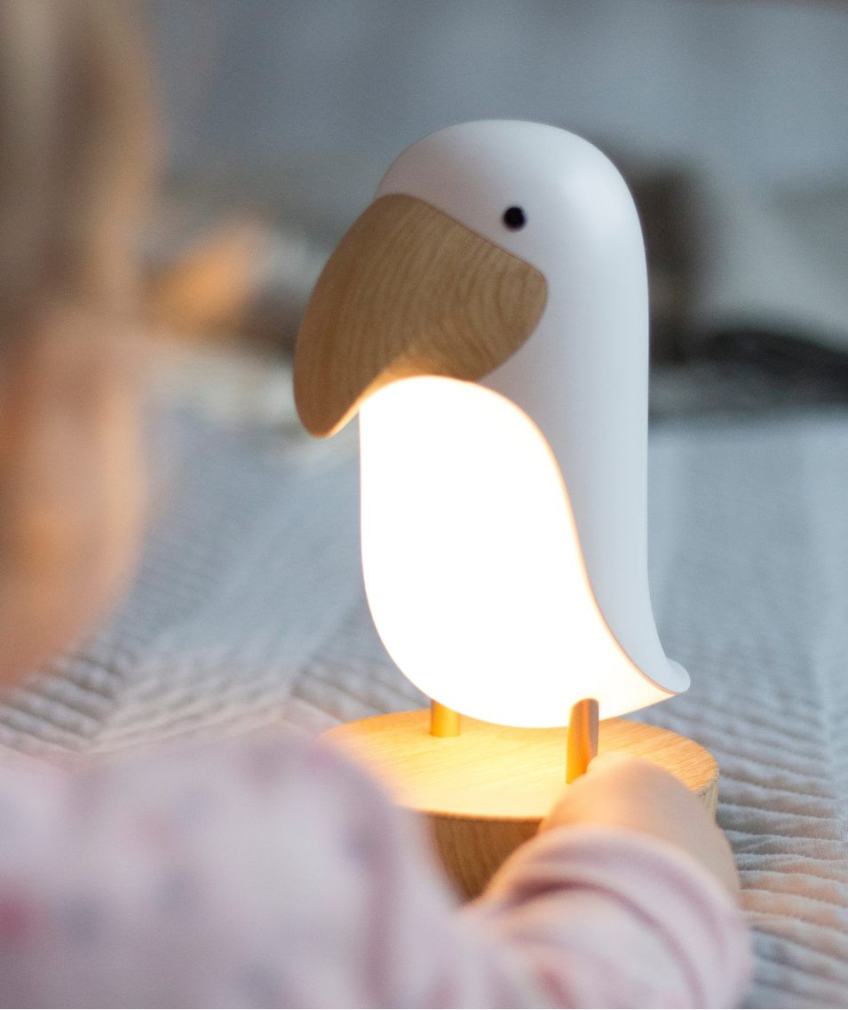 Kõlariga lamp - valge lind - Pilt 8