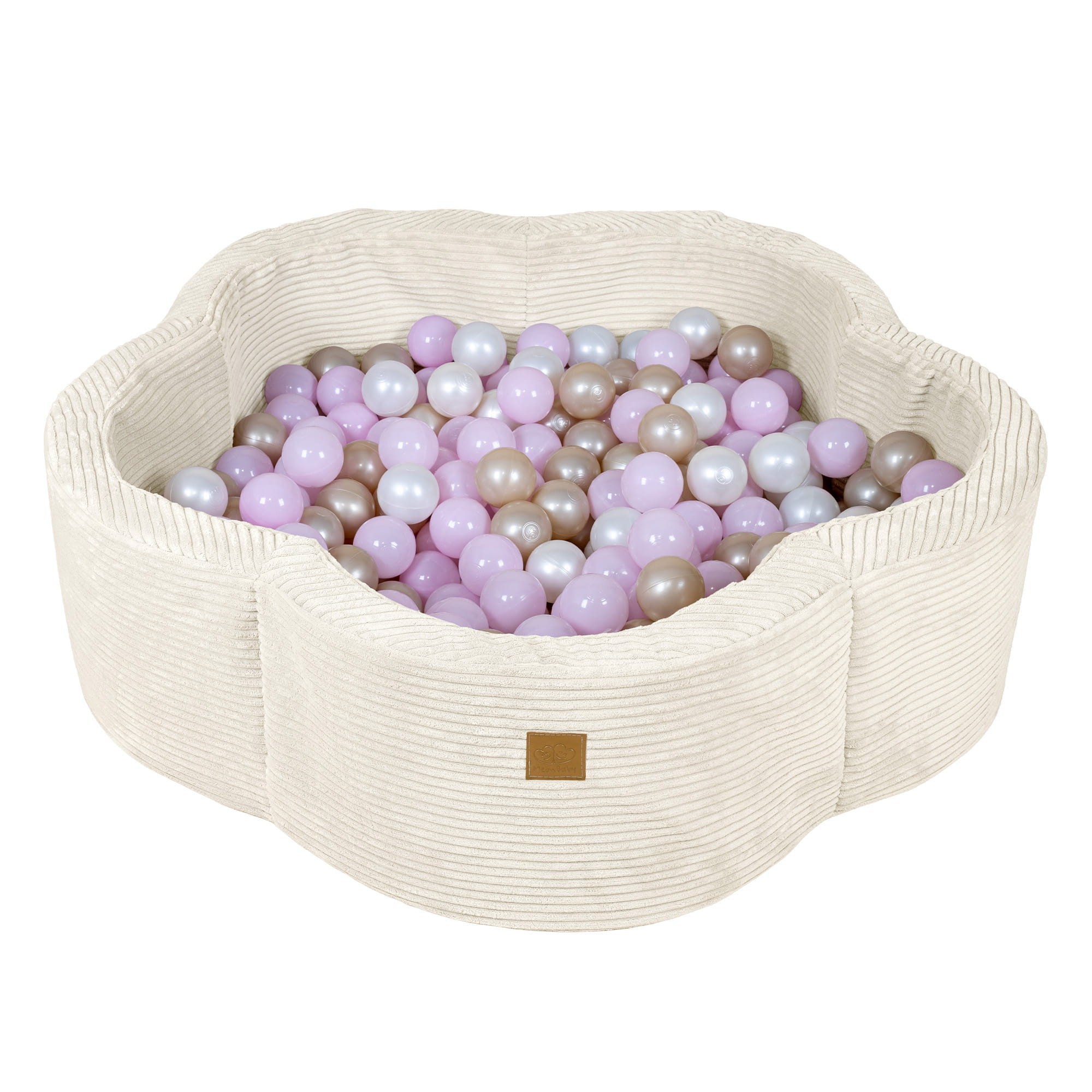 Foam ball pit for babies - Vanilla flower design - Image 4