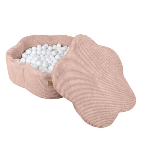 Foam ball pit for babies - an elegant pink flower