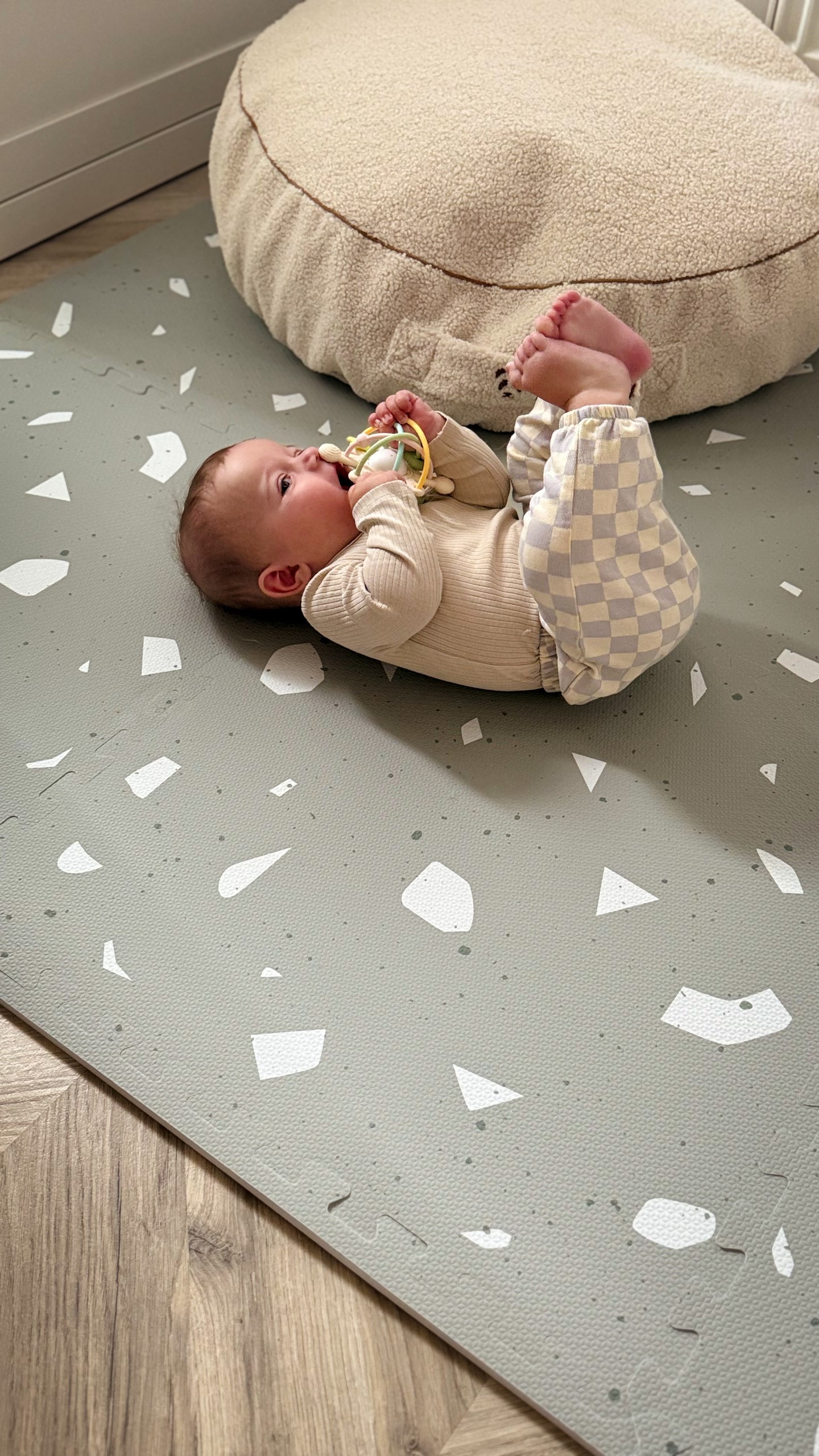 Poroloonist puslemängumatt - salveikarva terrazzo - Pilt 6