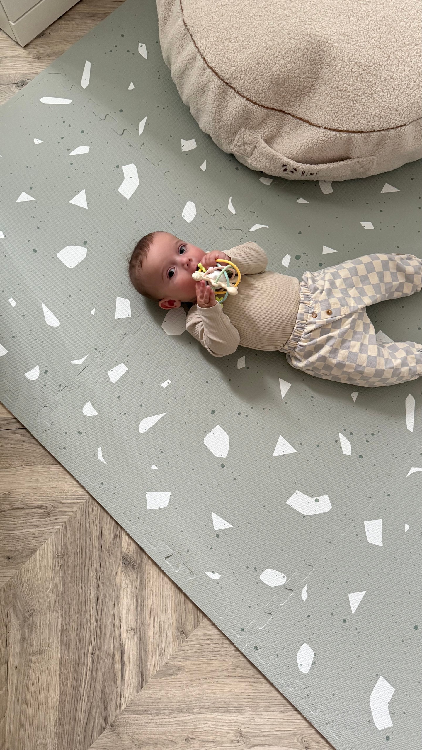 Poroloonist puslemängumatt - salveikarva terrazzo - Pilt 2