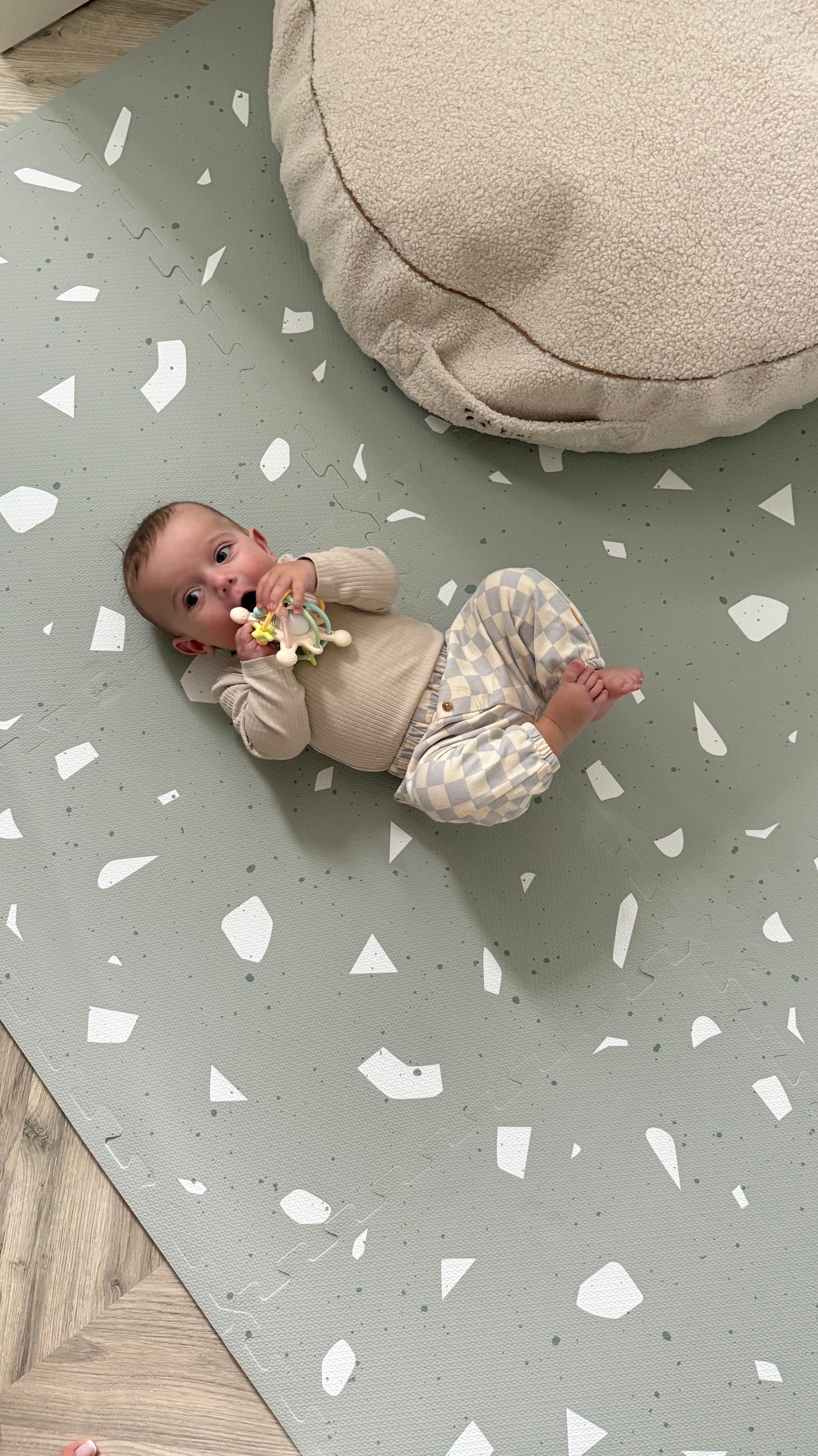 Poroloonist puslemängumatt - salveikarva terrazzo - Pilt 5