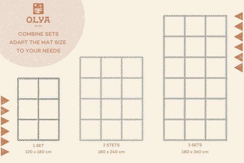 Foam Puzzle Mat - Vintage Gray - Image 3