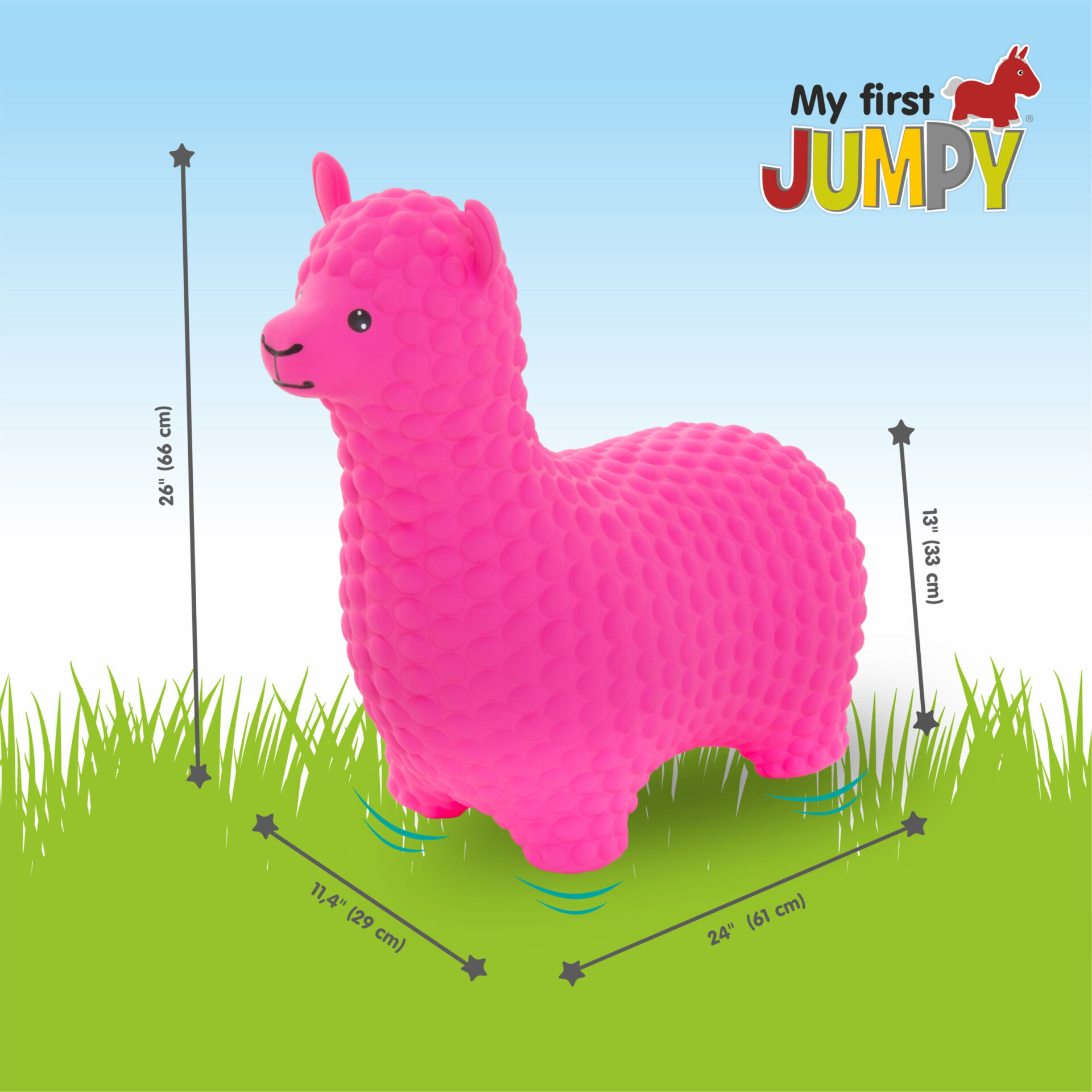 Minu esimene JUMPY - roosa alpaka - Pilt 3