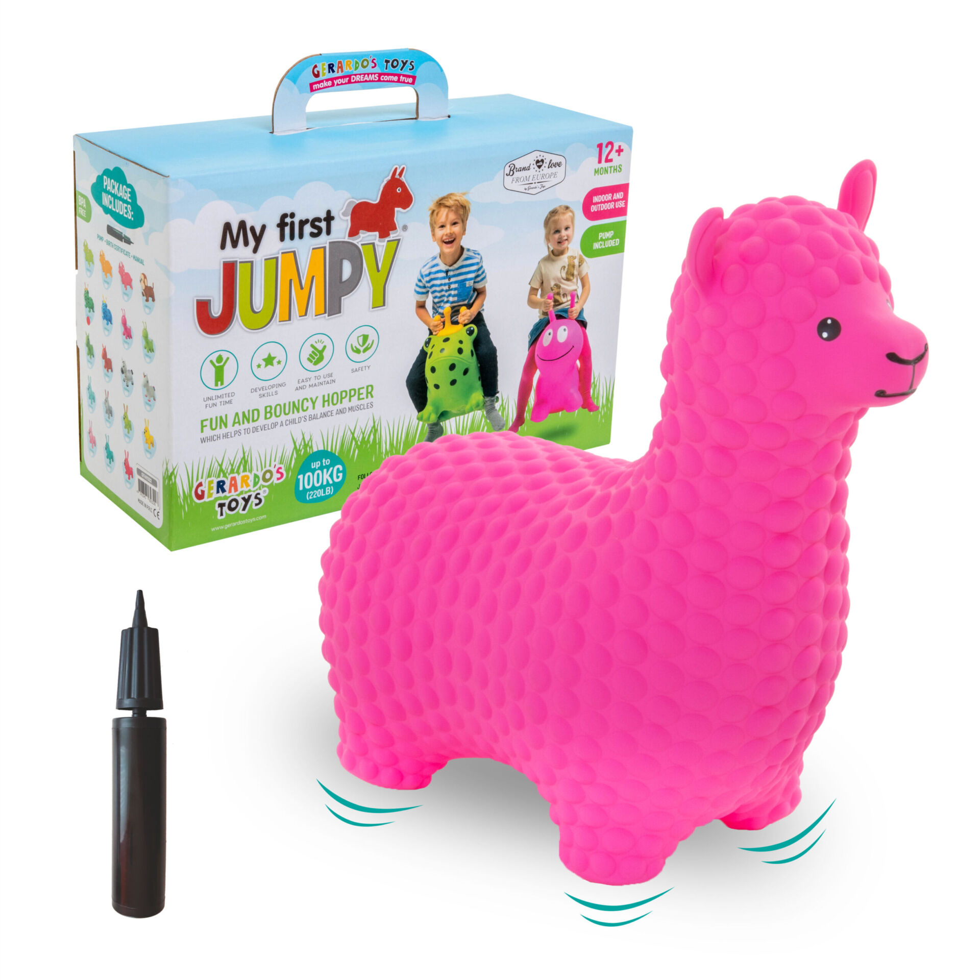 Minu esimene JUMPY - roosa alpaka - Pilt 5