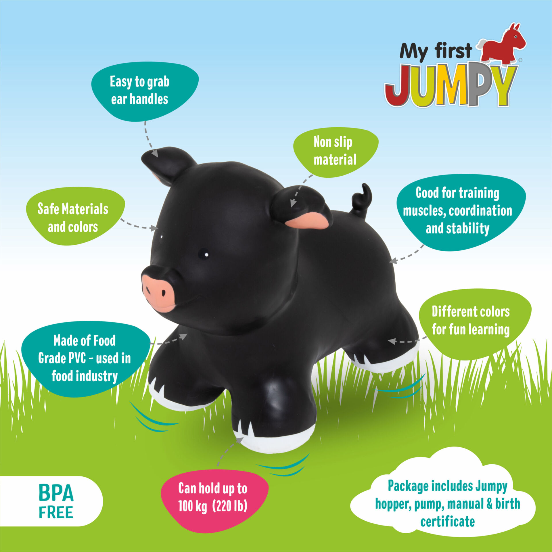 Minu esimene JUMPY - must põrsas - Pilt 5