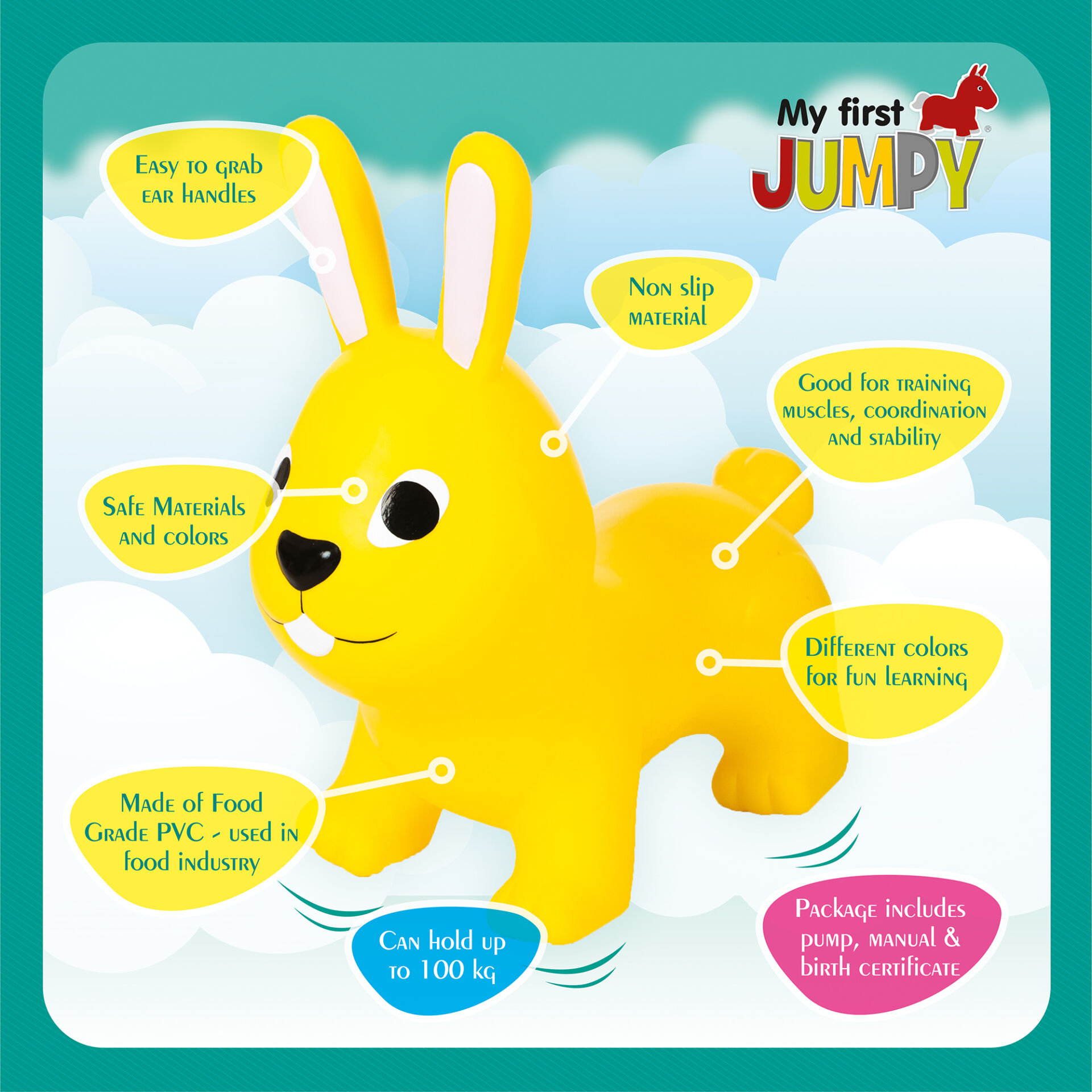 My First JUMPY - Yellow Bunny - Image 4