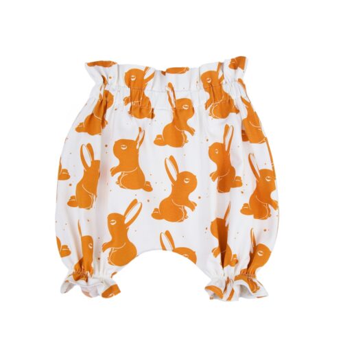 Children's puff pants - bunnies