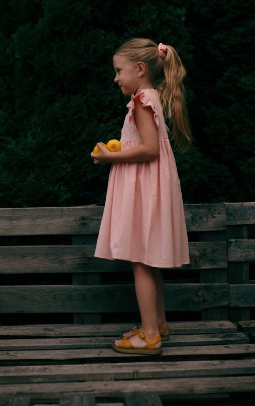 Sisi Children's Dress - Peach