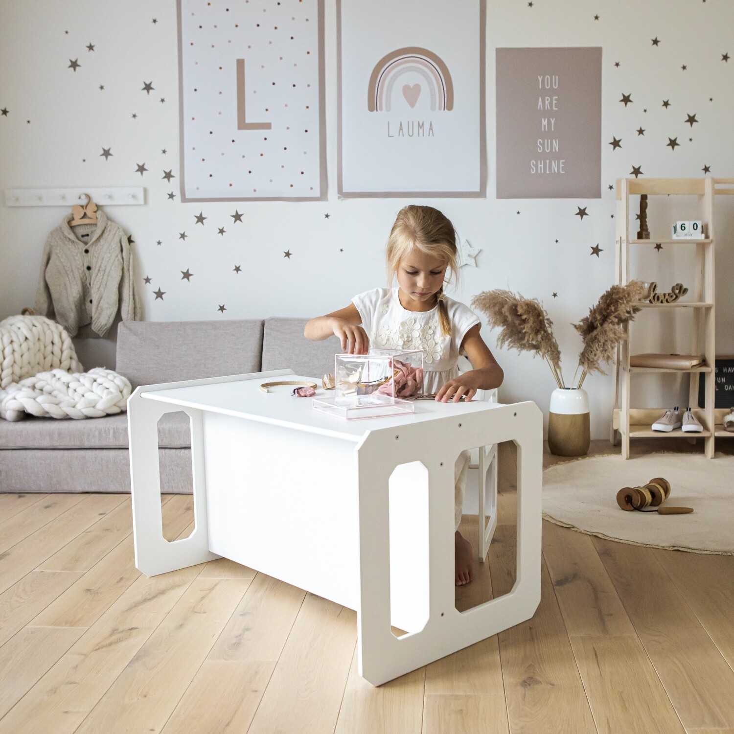 Montessori Weaning laud ja tool komplekt - 1 tooliga - Pilt 9
