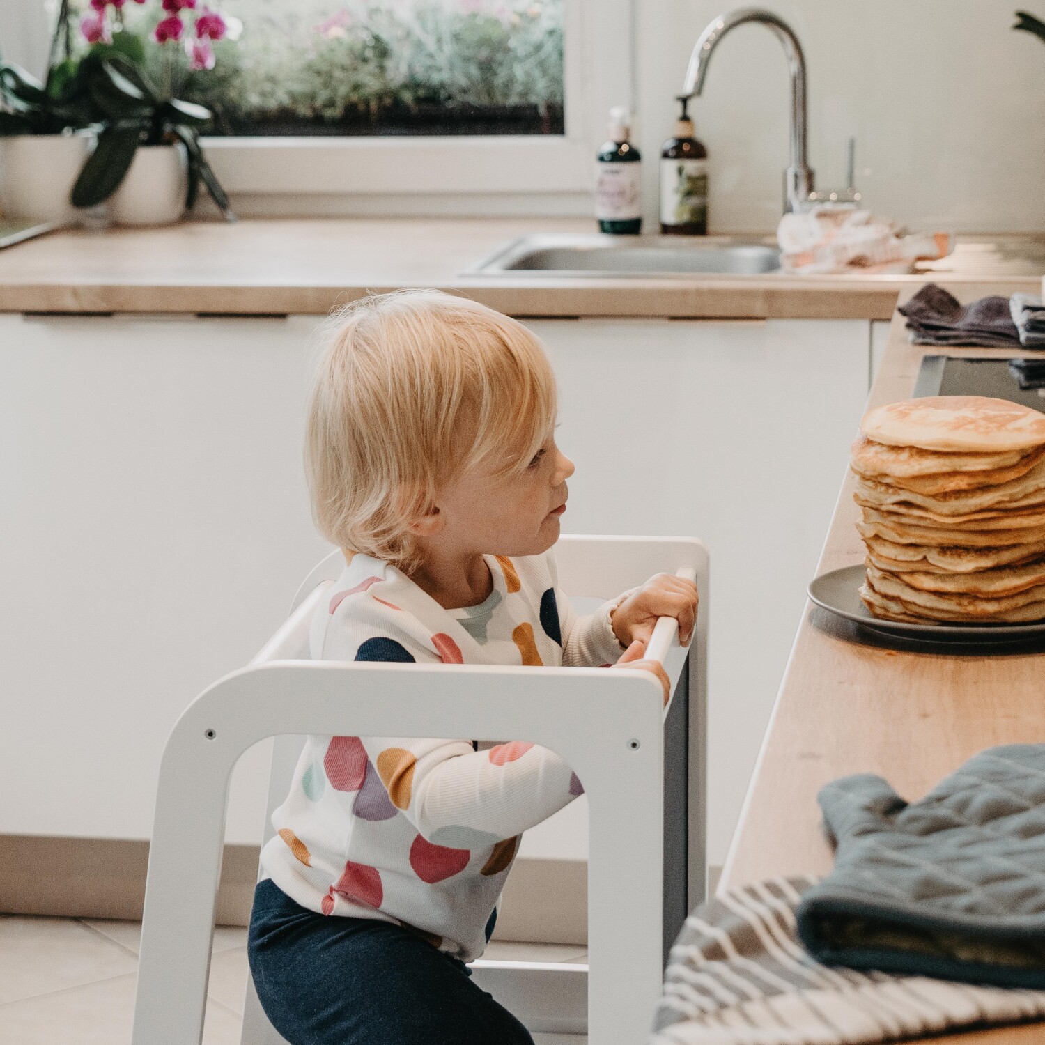 Montessori abitorn / õppetorn tahvliga - Pilt 15
