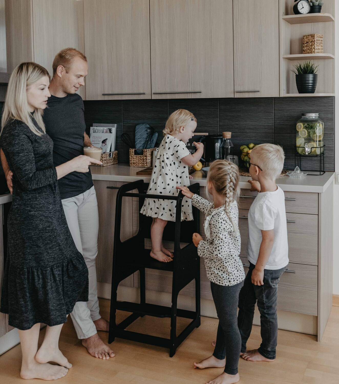 Montessori abitorn / õppetorn tahvliga - Pilt 14