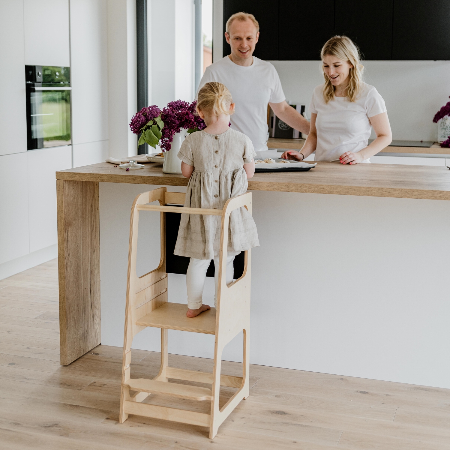Montessori abitorn / õppetorn tahvliga - Pilt 6