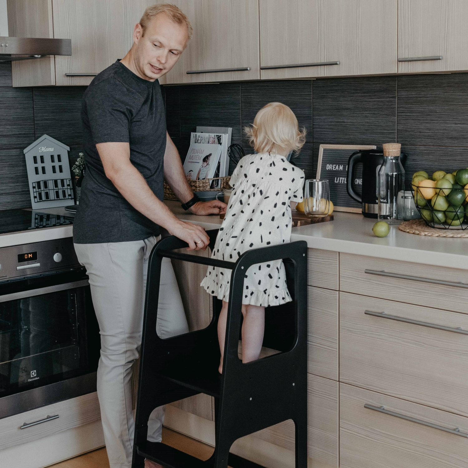 Montessori abitorn / õppetorn tahvliga - Pilt 13