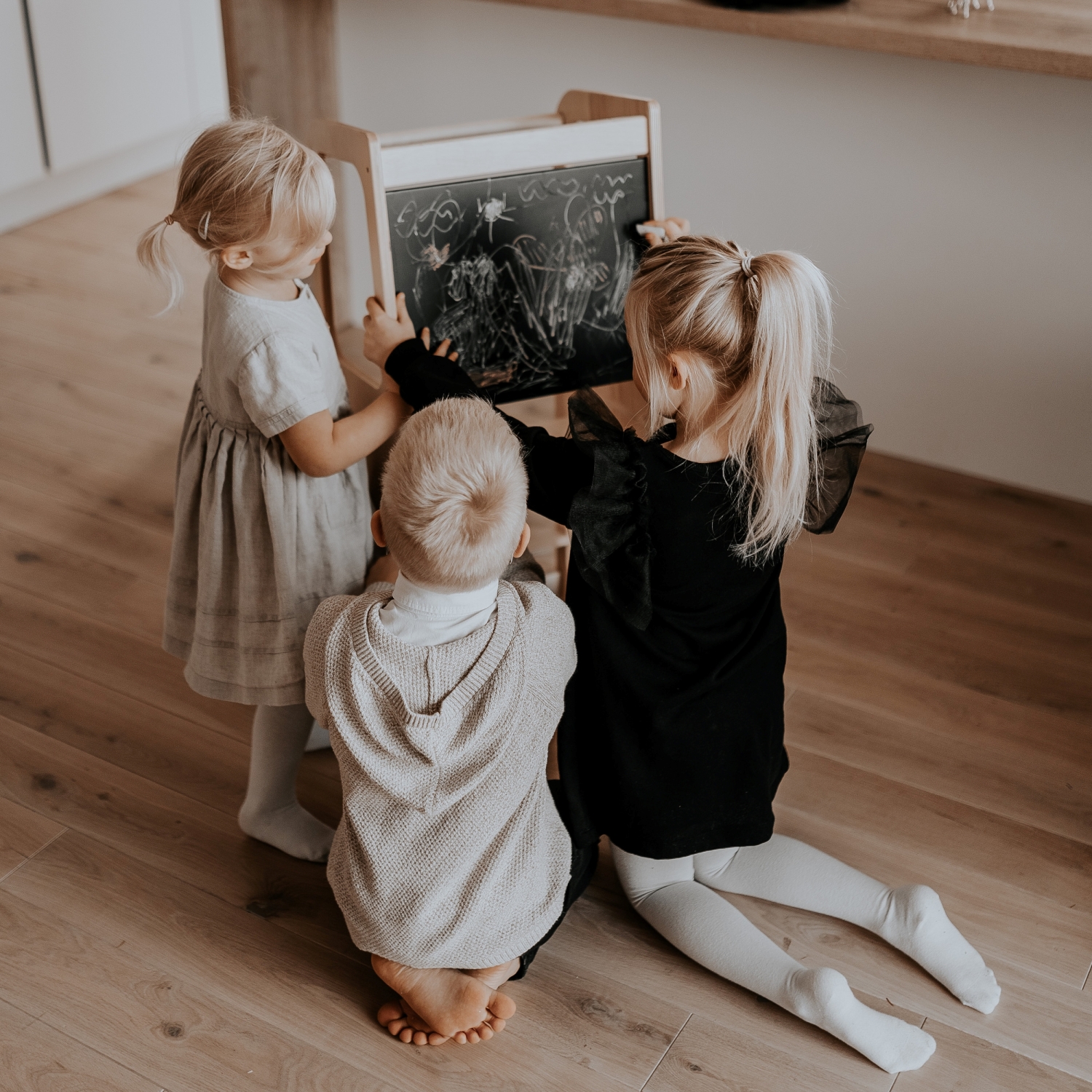 Montessori abitorn / õppetorn tahvliga - Pilt 11