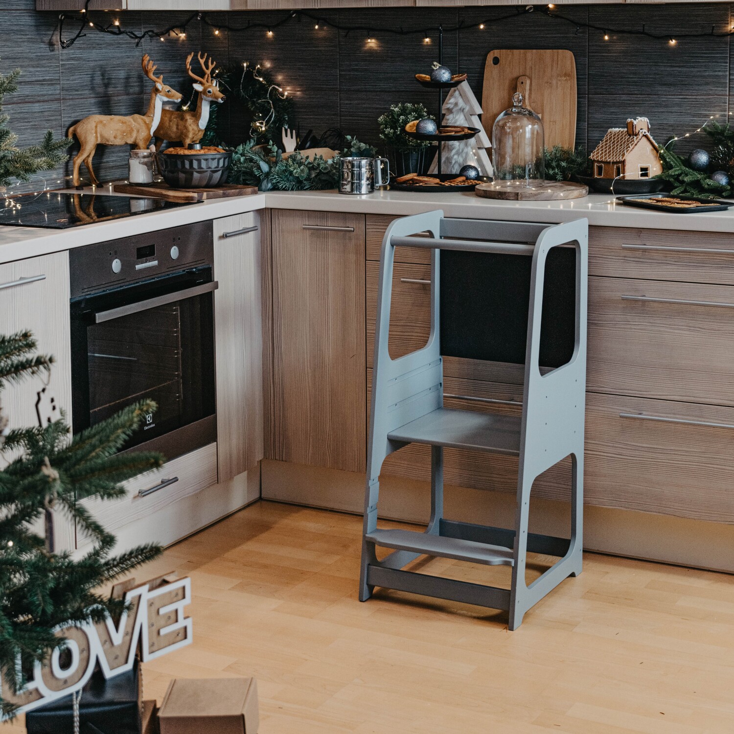 Montessori abitorn / õppetorn tahvliga - Pilt 9