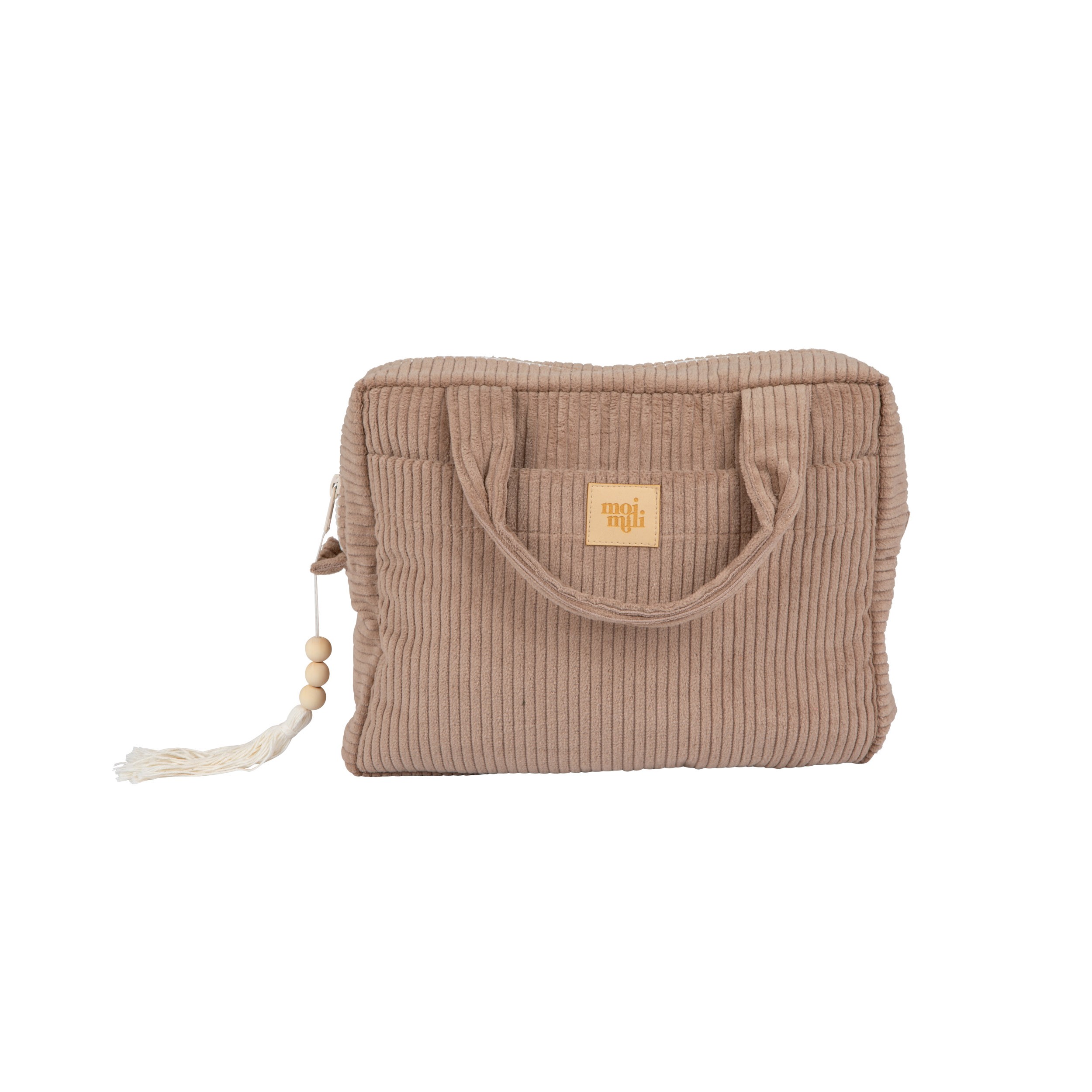 Large makeup bag - latte