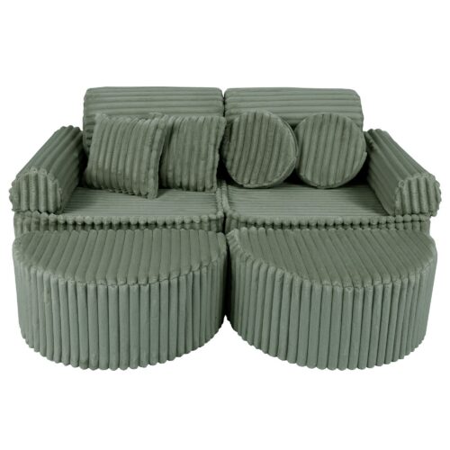 Keskmine modulaarne lastediivan - Churros salveiroheline Plus