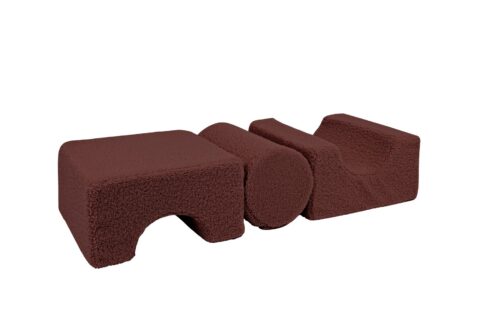 MeowBaby® Bearly kujundite komplekt 3 osaga - pruun