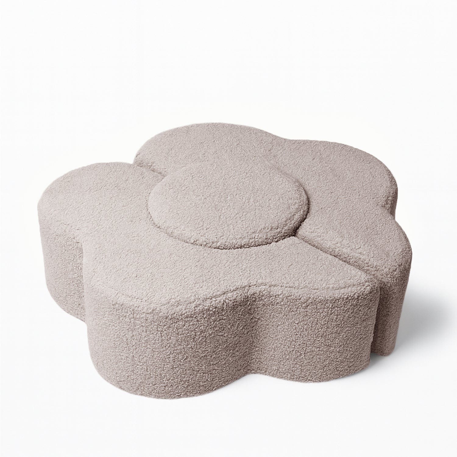 MeowBaby® Flower-Shaped Foam Module Set, 3 pieces, Bearly Light Gray - Image 4