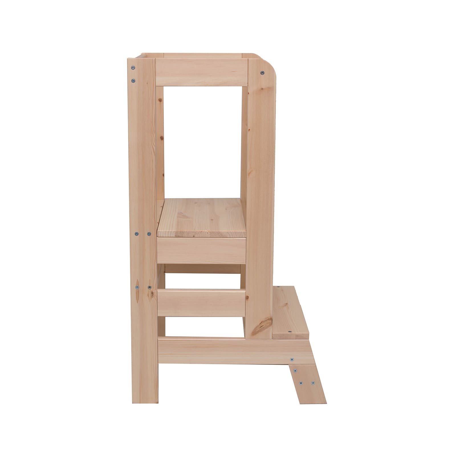MeowBaby puidust õppetorn lastele - naturaalne - Pilt 6