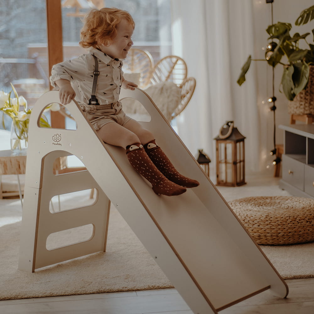 Puidust Scandi siseruumide liumägi lastele 87x46 cm - Pilt 5