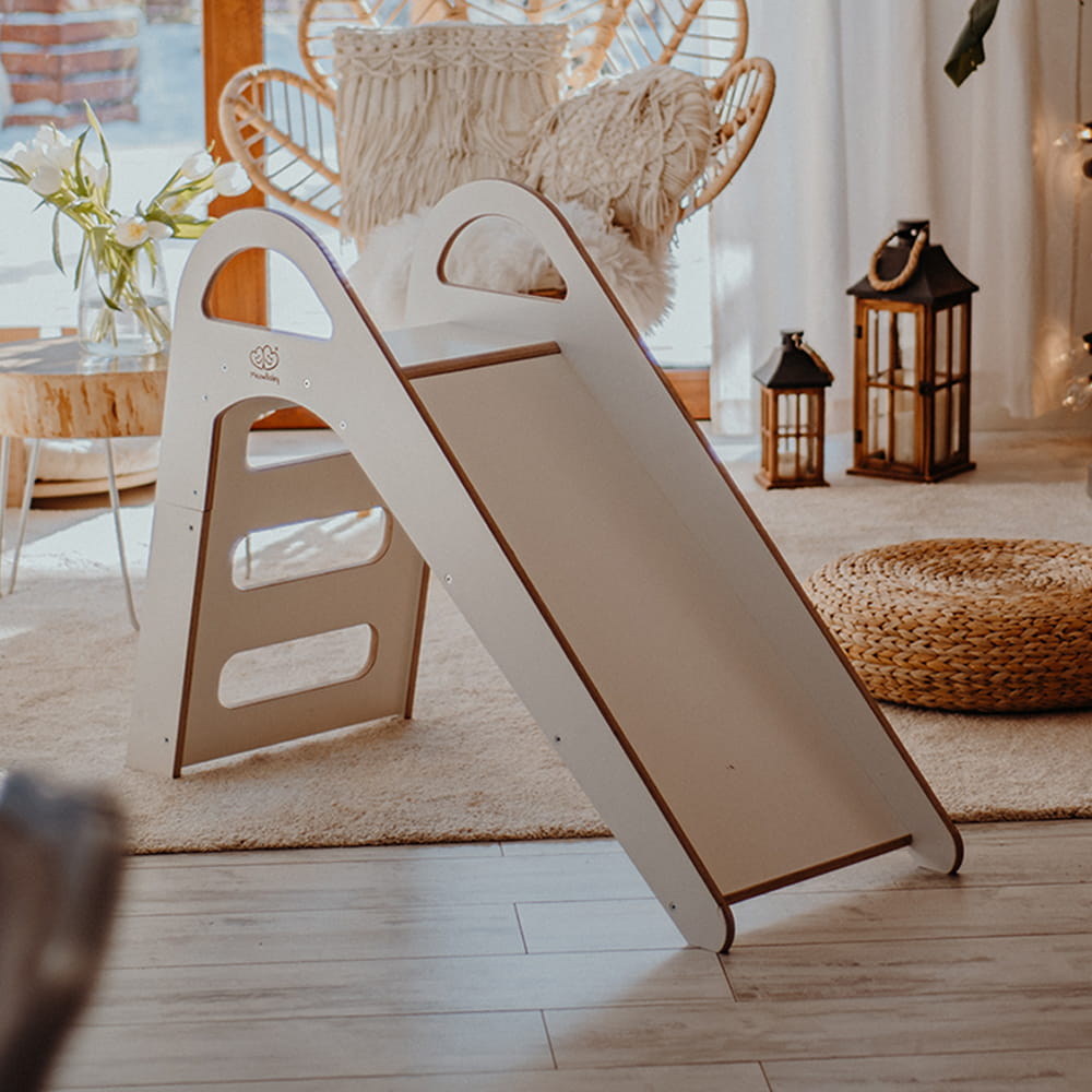 Puidust Scandi siseruumide liumägi lastele 87x46 cm