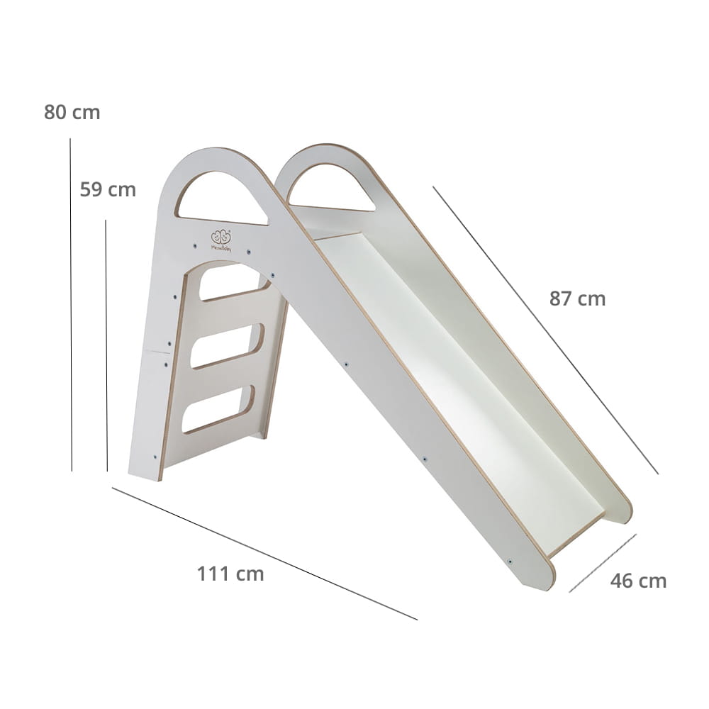 Puidust Scandi siseruumide liumägi lastele 87x46 cm - Pilt 2