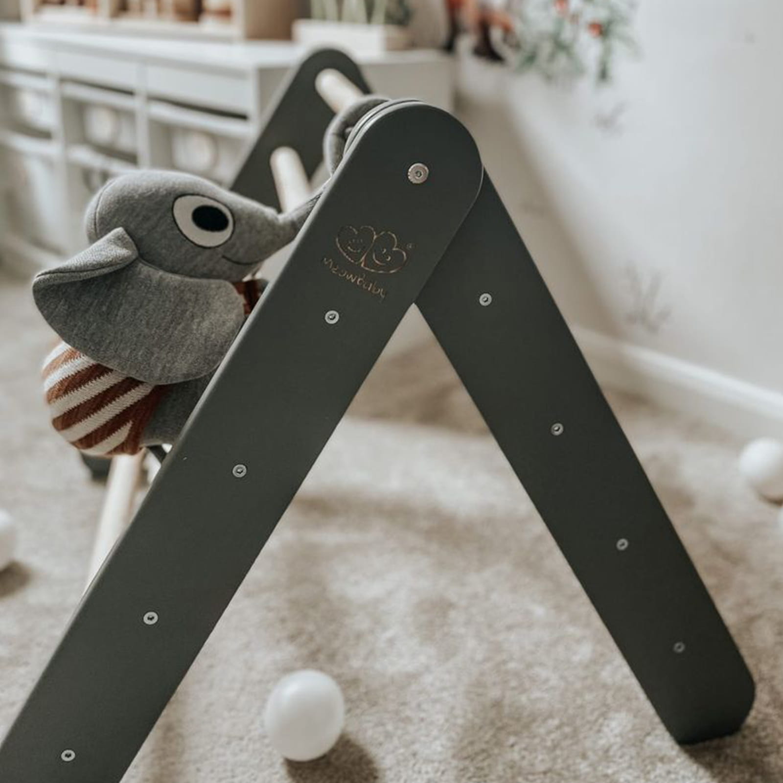 Pikleri Wooden Climbing Ladder - Gray - Image 8